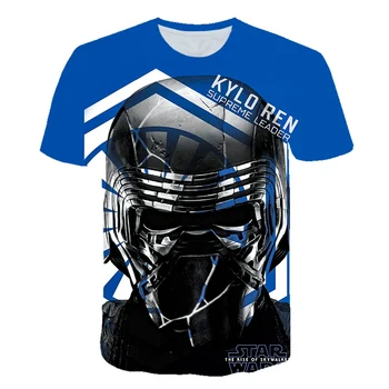 

Boys Darth Vader Heavy Metal printing Funny 3d T Shirts Short Sleeve Tee Creative fashion star wars t-shirts Hip Hop Tops tshirt