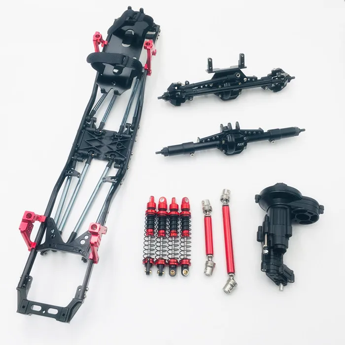 KYX Racing 313 мм Колесная база DIY сервопривод на оси издание металлический каркас