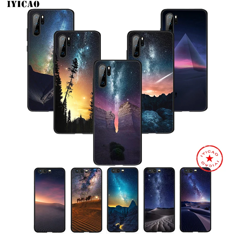 Desert stars sky Soft Black Case for Huawei Mate 30 Lite Pro Y9 Y7 Y6 Prime 2018 2019 Phone |