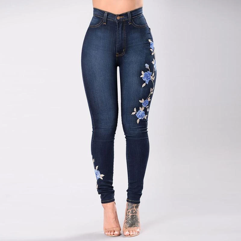 Vermoorden Verborgen vleugel XXXL Women Jeans With Flower Skinny Pencil Jeans Pants Pattern MOM Denim  Trousers Brand China Online Store S2826|Jeans| - AliExpress