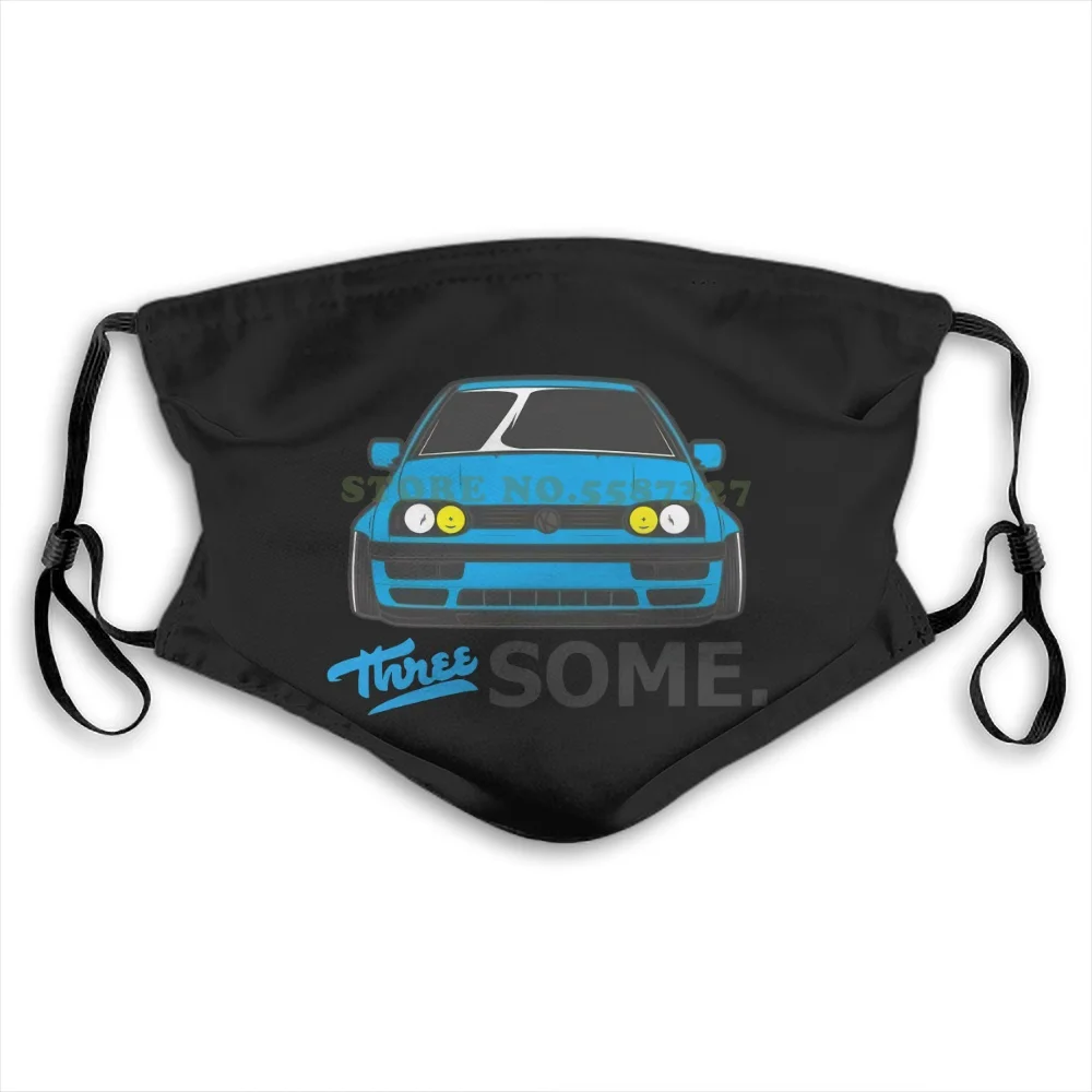 

Hot Sale New Three Some Funny Germany Classic Car Golfs Mk3 Gt Gti Vr6 1 9 Tdi Summer Hot Sale mask Face Masks
