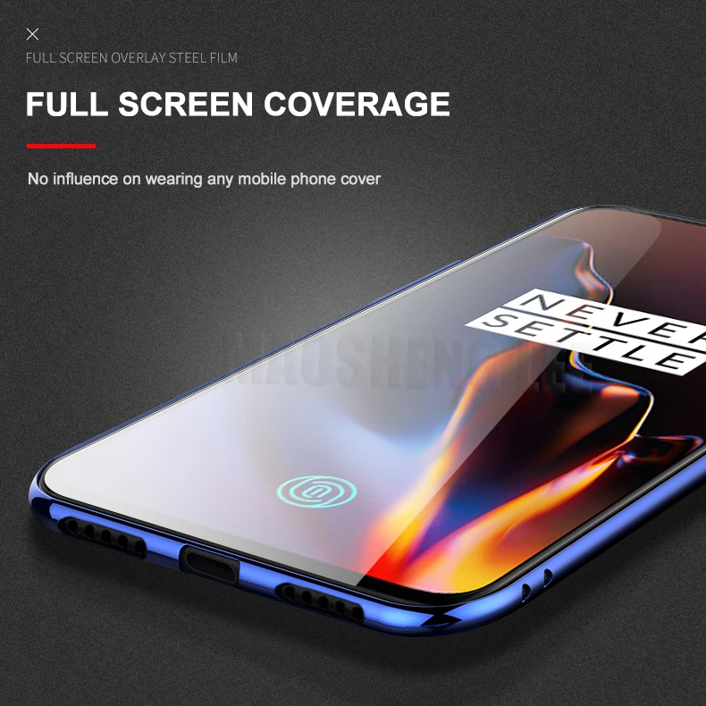 2 шт./лот полное закаленное стекло для Oneplus 8T 6 6T 7 защиты экрана 2.5D one plus 7T 6t анти