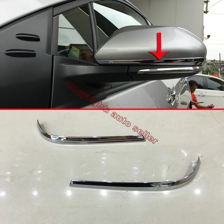 Зеркальная отделка заднего вида для Toyota Prius 2016 2017|Зеркала и крышки| |