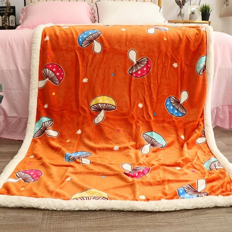 100x140 disney минни Двухслойное утолщенное детское одеяло с рисунком Микки, дышащее одеяло для мальчиков и девочек, детское одеяло с рисунком