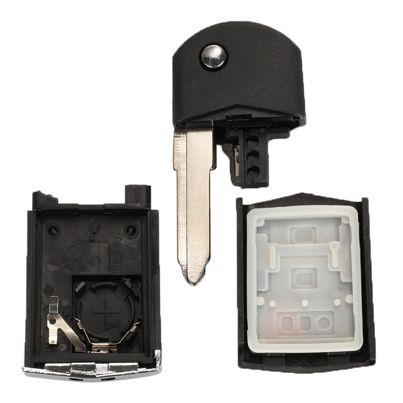 Jingyuqin для Mazda Key Shell 4 кнопки флип складной пульт дистанционного управления чехол Fob для Mazda 3 5 6 RX-8 MX-5 CX-5 Miata CX-7 CX-9 05-1