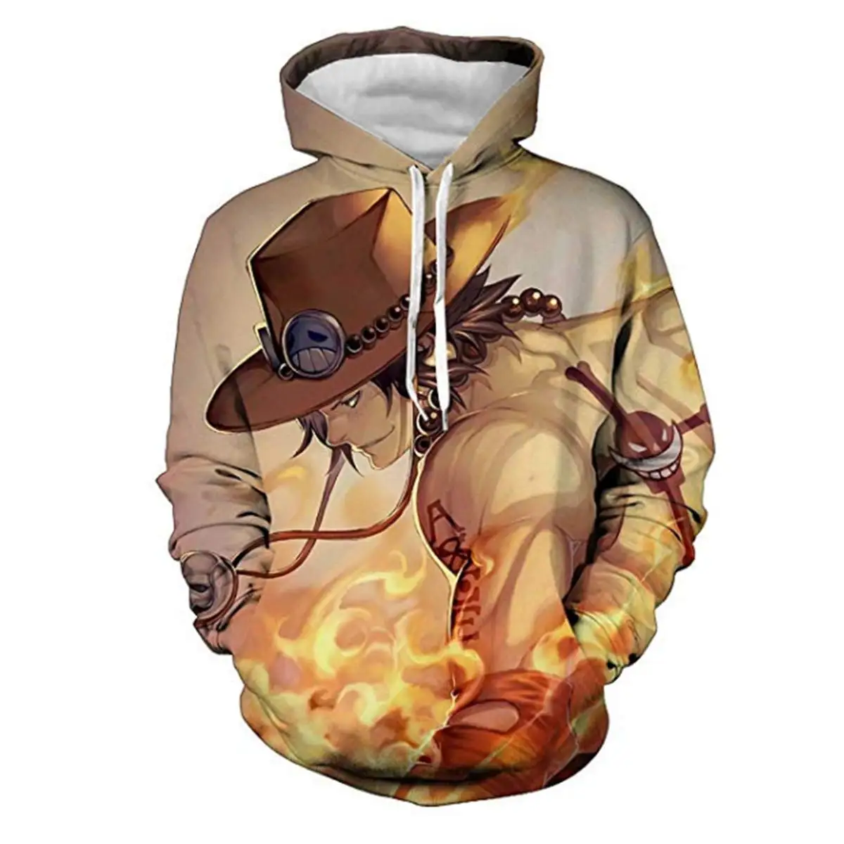 

New 2021 Cartoon One Piece 3D Hoodies Men Fashion Casual Monkey D. Luffy Cosplay Costume Funny Sweatshirt Streetwear Jacket
