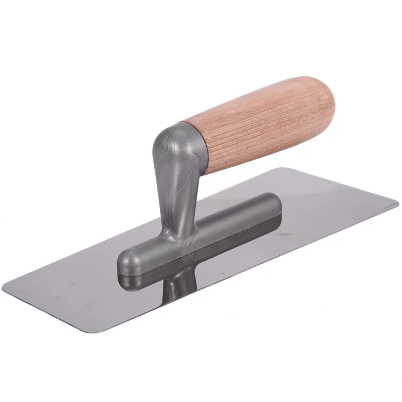 

100% Brand New Durable 2Pcs Stainless Steel Trowel Tool Batch Wall Shovel Tool Putty Tool Cement Finishing Tool For Home Easy