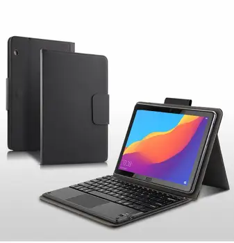 

Bluetooth keyboard PU Leather Case For Huawei MediaPad T5 10 AGS2-W09/L09/L03/W19 10.1" Tablet Protective Cover Coque Case+Gift.