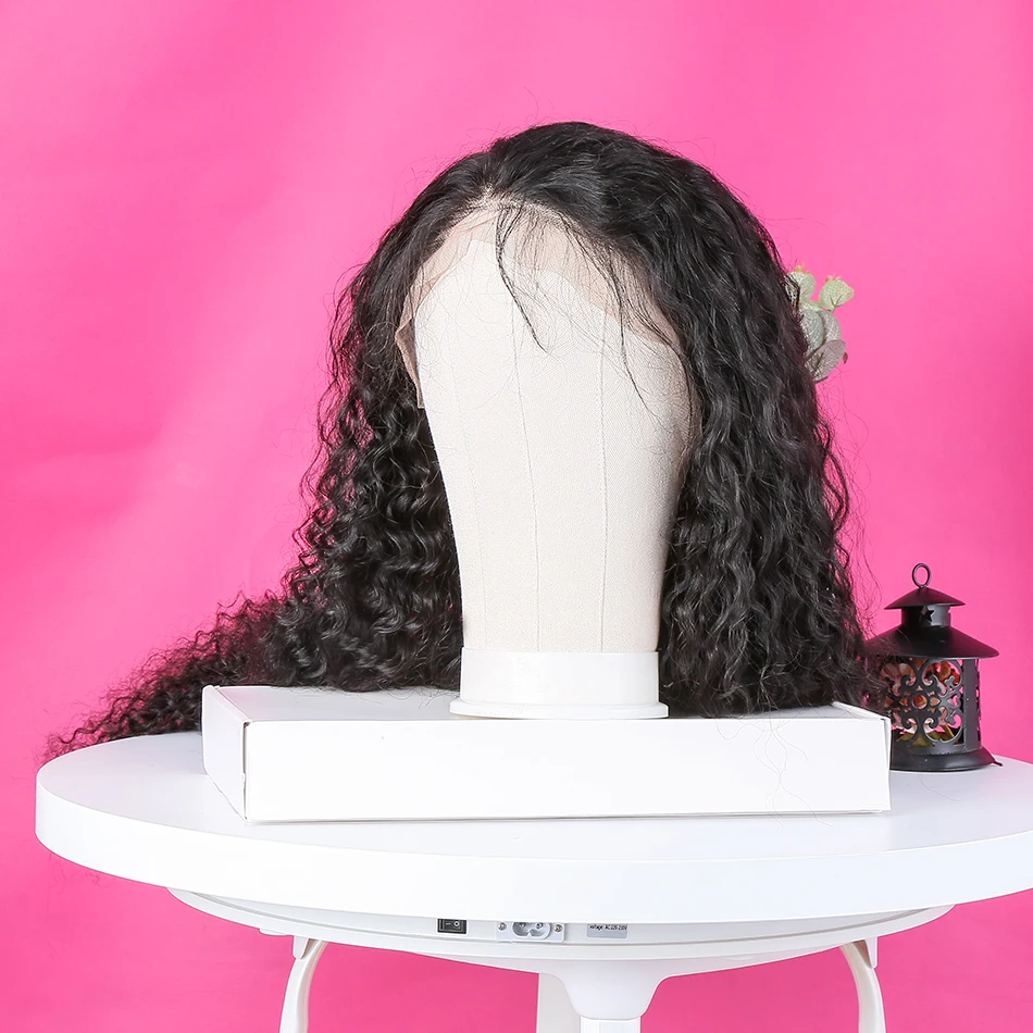 28, 30 дюймов, 13x6, бразильские вьющиеся волосы на кружеве, парики из человеческих волос, глубокая волна, фронтальный парик, предварительно выщипанный для черных женщин, Реми, волнистый парик