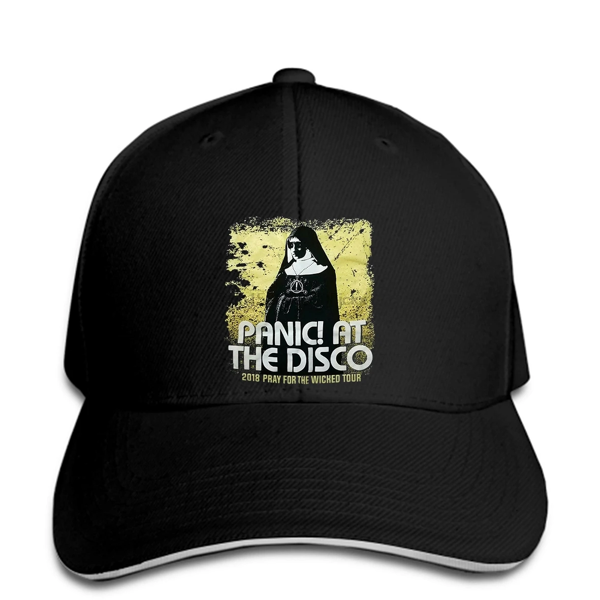 Panic! At The Disco молимся злой Тур концерт Бейсбол Кепка с прямым козырьком остроконечные
