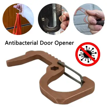 

Edc Door Opener Hygienic Safety Anti-epidemic Door Opener Handle Antibacterial EDC Door Opener Portable Press Elevator Tool