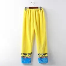 Осенне-зимние фланелевые пижамные штаны детские штаны теплые коралловые бархатные штаны для мальчиков и девочек