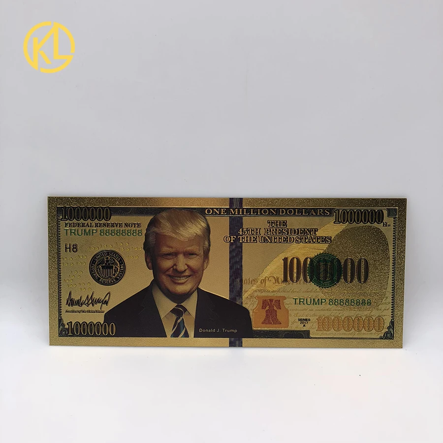 100 шт./лот, японский Драконий жемчуг, Сон Гоку, какаротто, 10000 иен, золото, пластиковые банкноты для классической коллекции детских памятей - Цвет: Trump1