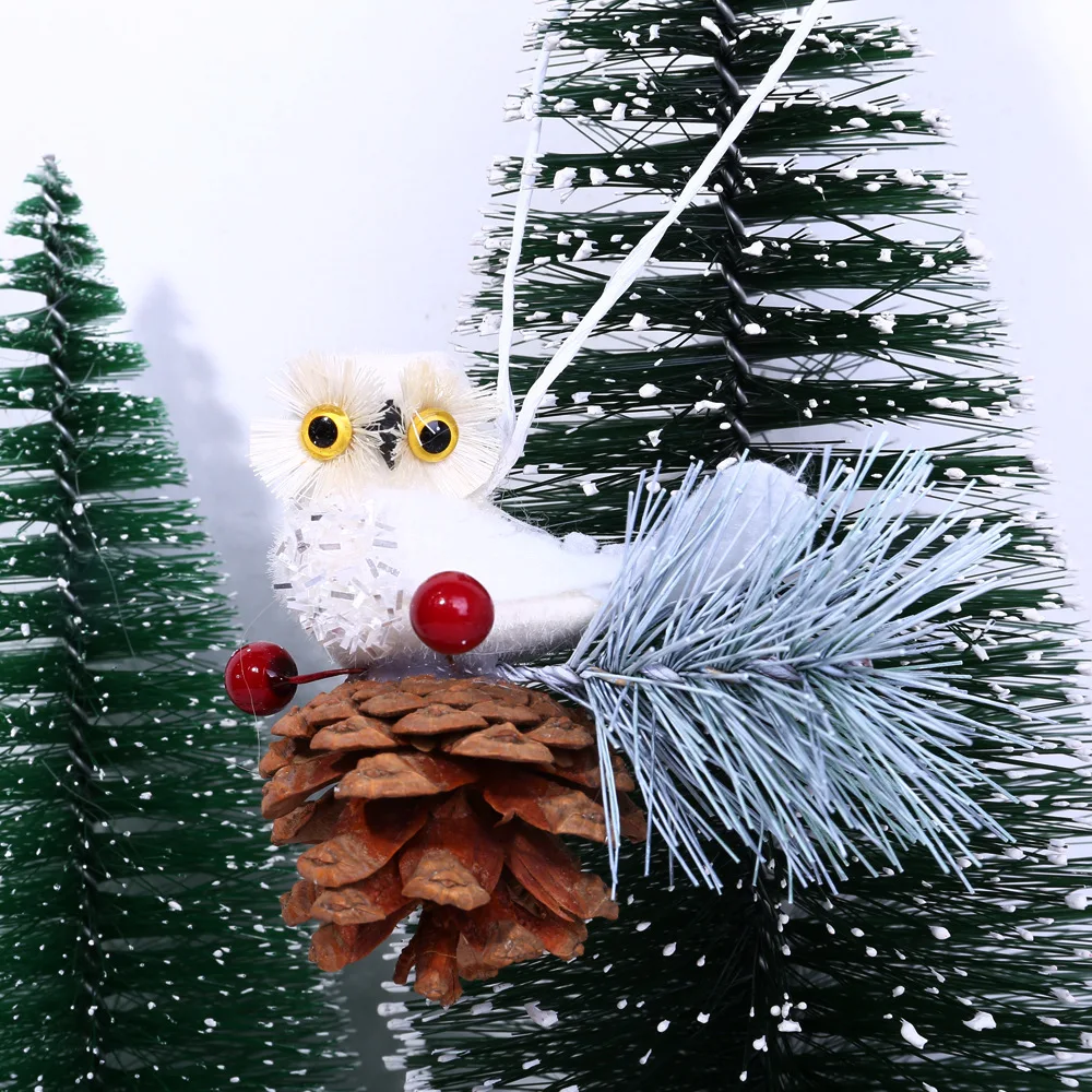 

Christmas Ornaments Owl Tree Vine Charm for Christmas Tree, Home New Year Gift Decorate