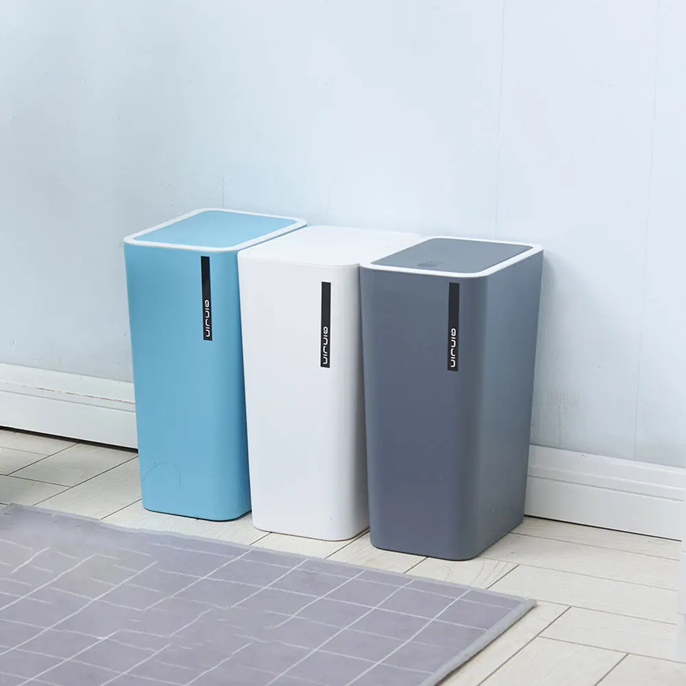 9L Creative Dustbin Practical Creative Practical Garbaget Fashion Kitchen Living Room Office Dust Bin With Lid