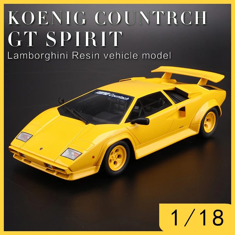 GT SPIRIT 1:18 Lamborghini KOENIG COUNTRCH SPECIRLS модифицированная модель автомобиля из смолы |