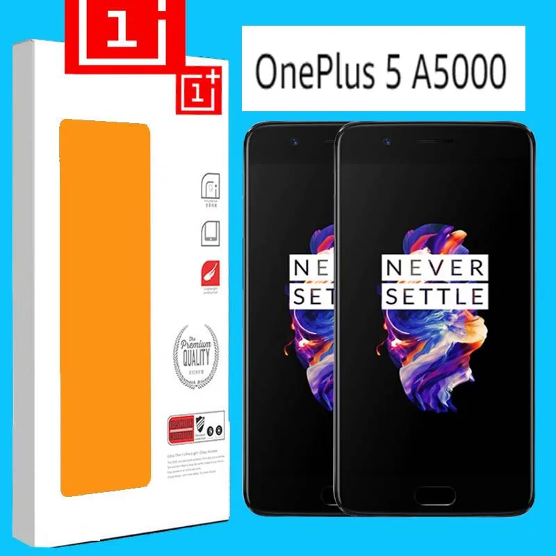 

100%ORIGINAL For OnePlus 5 LCD Touch Screen Digitizer Assembly For Oneplus 5 Display with Frame Replacement 1+5 Screen A5000 LCD