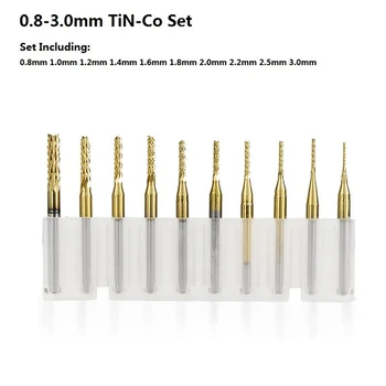 

3.175mm PCB router Drill Bits Machinery 0.6-3.175mm Cutting Hard metal