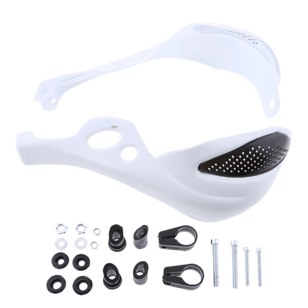 Motorcycle Handguards - 7/8inch 22mm Universal Hand Brush Guards Crash Protector plastic