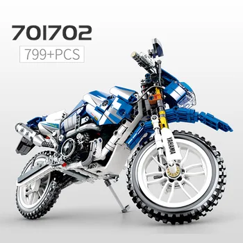 

799PCS Motorcycle Building Block Motorcycle Technic Blocks DIY Motorcycle Bricks Model Educational Toy Kids Christmas Gift