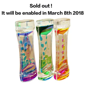 

Floating Color Mix Illusion Liquid Motion Visual Slim Oil Glass Acrylic Ornament Home Decorations Birthday Xmas Gift can