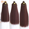 MEIFAN100cm Long Straight Natural Fake Hair Pieces 5-Clips In Hair Extension Heat Resistant Synthetic Black Brown Hairpiece ► Photo 2/6