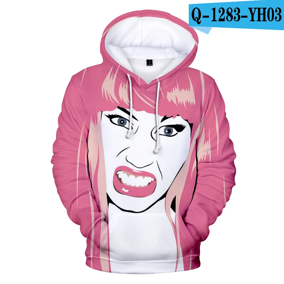Худи с 3d принтом Nicki Minaj толстовки для мужчин и женщин новые осенние пуловеры для детей повседневные удобные толстовки с 3D принтом для девочек Nicki Minaj - Цвет: 3D