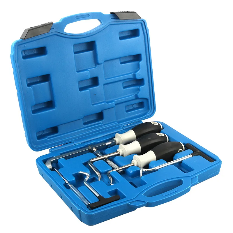 

6pcs Car Motorcycle Engine Oil Seal O-Rings Removal Puller Tool 115/150/165/193/210/285mm