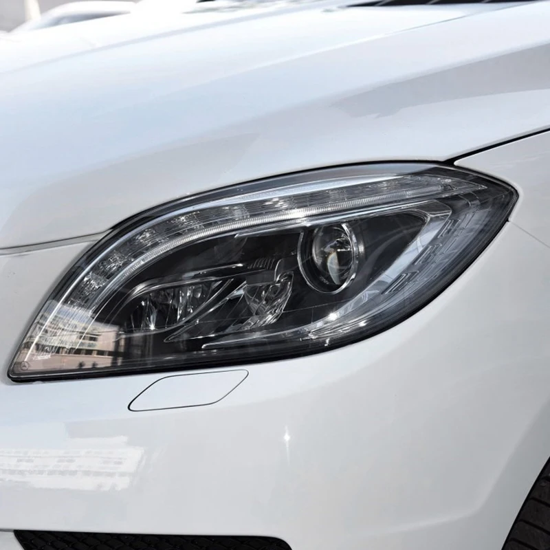 Для 12-15 Benz W166 M-Class ML300 ML350 ML400 ML450 ML500 абажуры фары прозрачный абажур фары оболочка