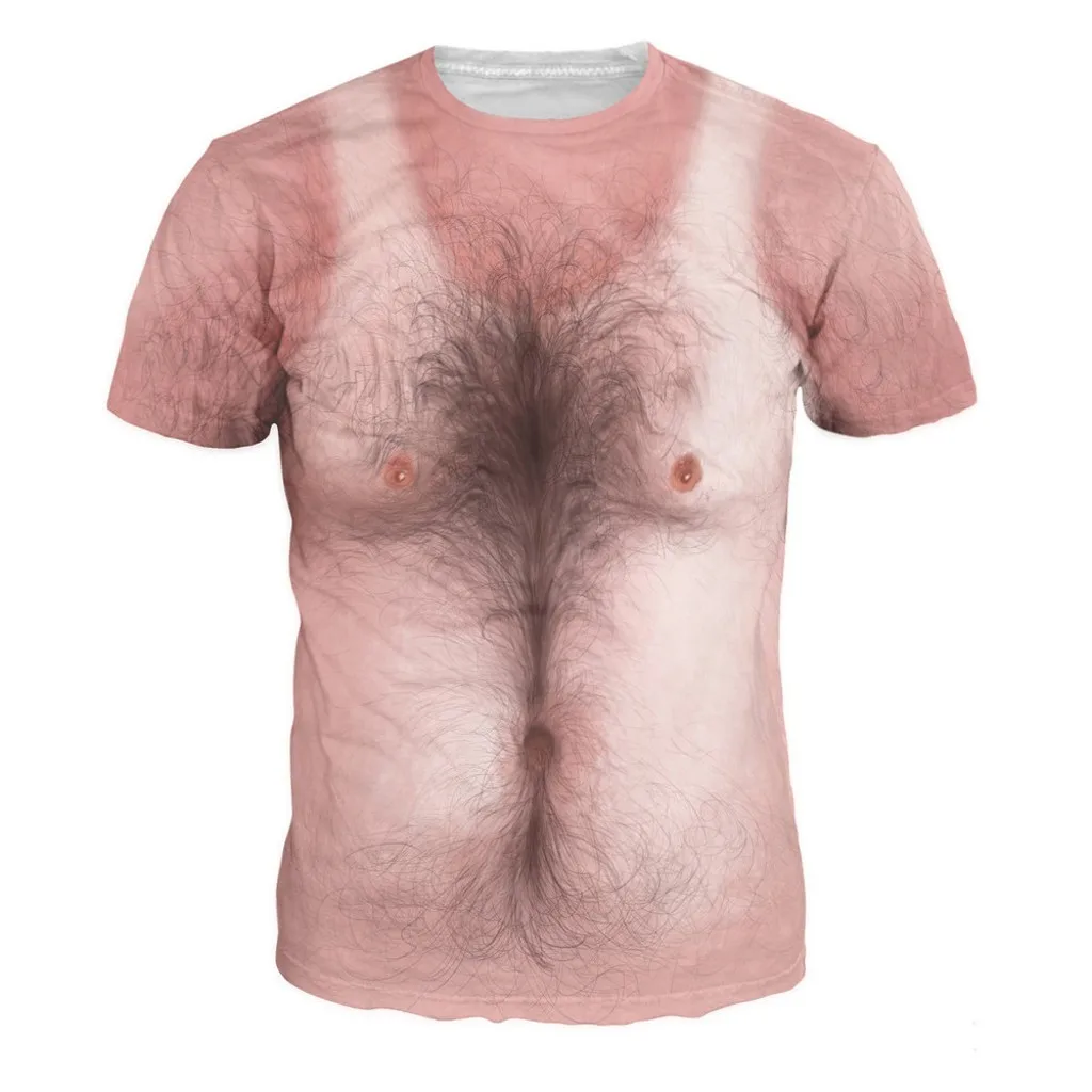 Mens tshirt Funny 3D Print Round Neck Slim Fit Short Sleeve Tops Male Casual Excellent Quality Tshirt Men Clothes | Мужская одежда