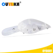Blank Unpainted Fishing Accessories Lure Floating Isca Artificial Crankbait 14.5g 95mm Diy ABS Kit Pesca Trolling SeaBass Leurre