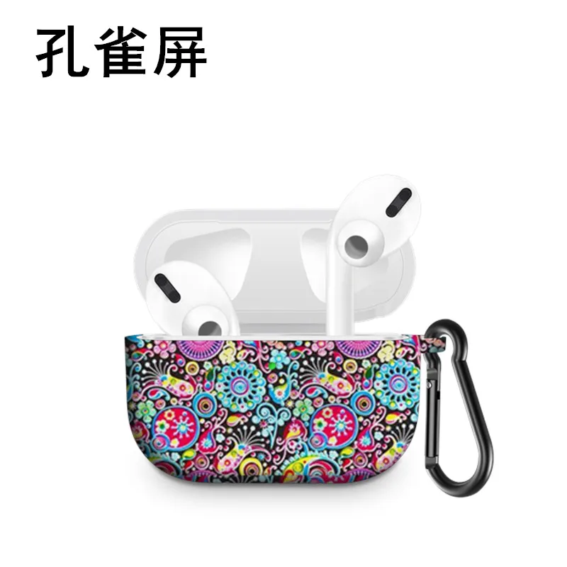Камуфляжный силиконовый чехол для Apple Airpods Pro TWS беспроводные bluetooth наушники