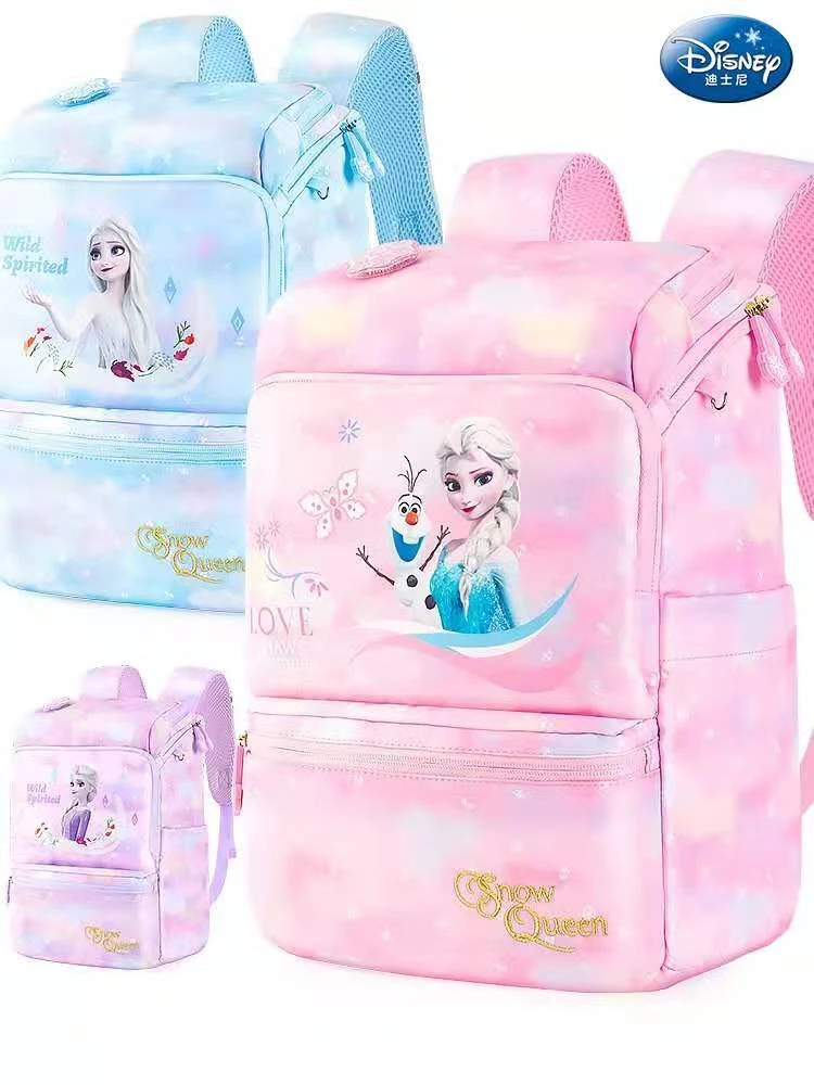 Zaini Scuola Disney Frozen Per Ragazze Anna Elsa Olaf Zaino Borsa
