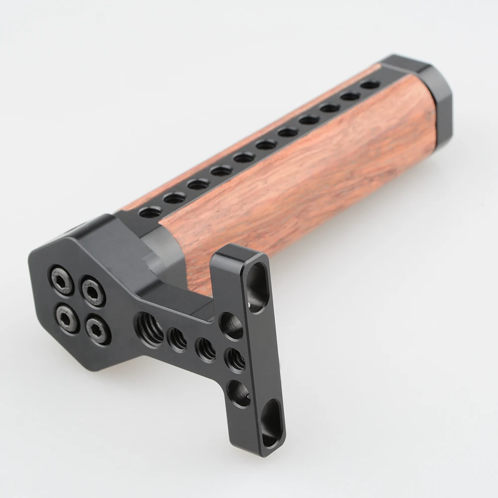 CAMVATE Камера сверху сыр деревянная рукоятка с 1/4 &quot 20 &amp 3/8&quot 16 поток шурупы из