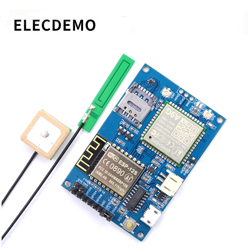 ESP8266 ESP-12S ESP12S A9G GSM GPRS+ gps IOT Node V1.0 модуль IOT макетная плата со всеми в одном Wi-Fi сотовая связь gps отслеживание