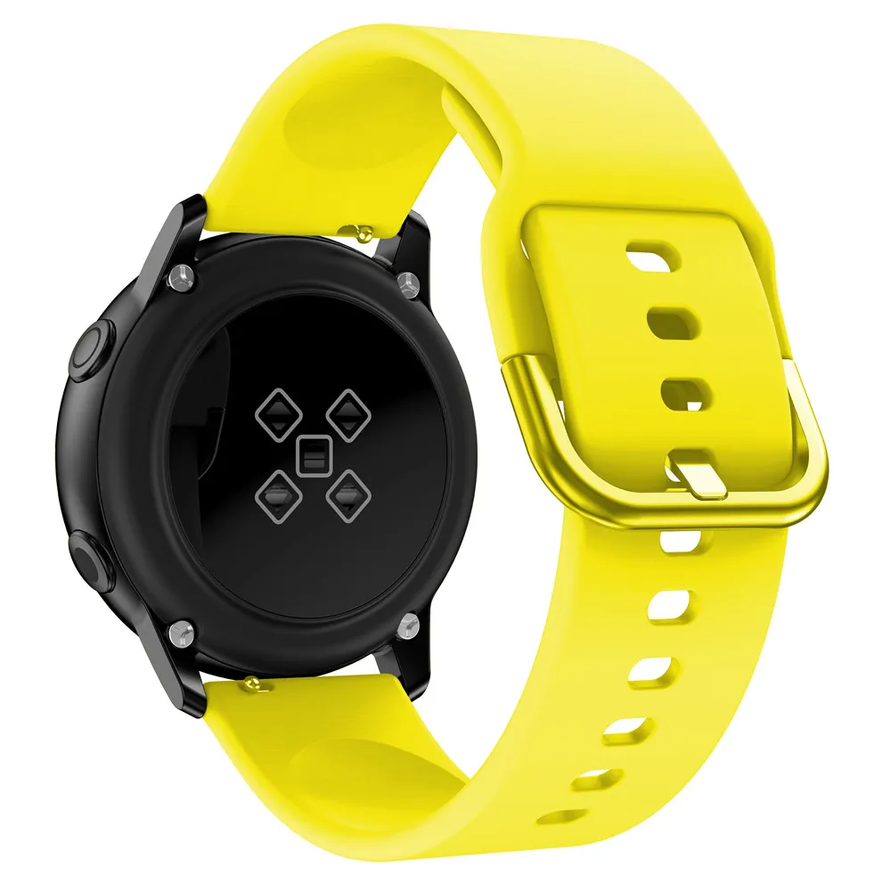 20 мм силиконовый спортивный ремешок для samsung Galaxy Watch Active 1/2 с принтом Galaxy 42 мм/Amazfit Bip/Lite smartwatch Браслет