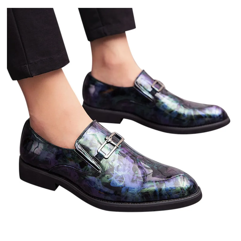 SAGACE/мужская повседневная обувь в деловом стиле увеличивающая рост с леопардовым