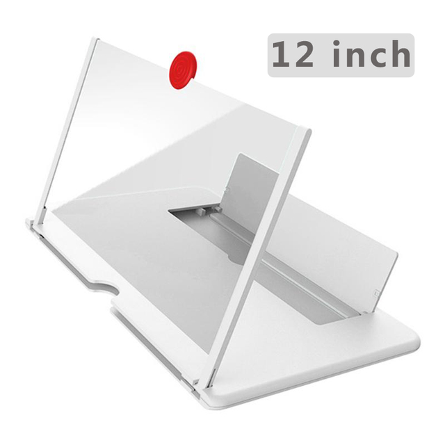 inch Folding Cell Phone Screen Magnifier Enlarged 3D Mobile Phone Screen Magnifier Radiation HD Video Amplifier Phone Stand