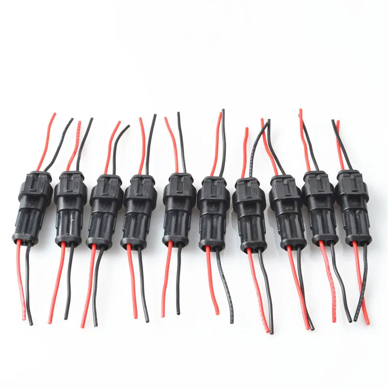 5 пар 2 контакта Way с проводом водонепроницаемые штекерные электрические разъемы