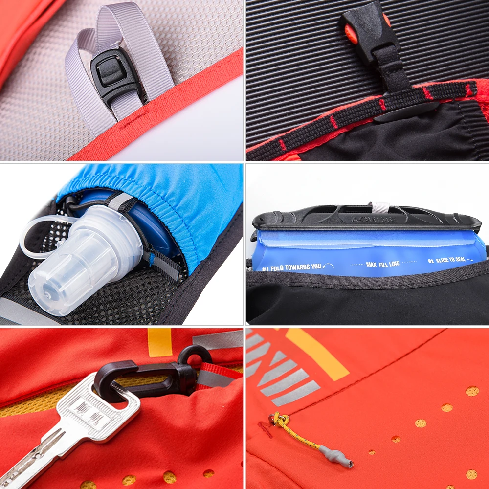Outdoor Mesh Hydriton Vest Breathable Running Vest Cycling Marathon Climbing Rucksack Bag Gift Emergency Blanket