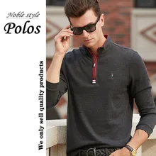 Высокая-конец Новая мужская деловая и Повседневная Удобная хлопковая куртка дышащая Четырехслойный разноцветный комбинезон; нет с низким содержанием железа утепленная одежда, подходит ко всему, Весна и осень футболка-поло