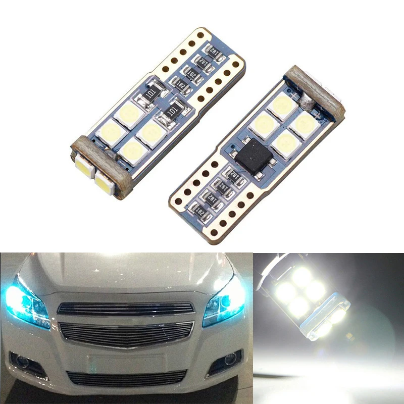 Светодиодный габарисветильник фонарь Canbus T10 W5W 2 шт. клиновидный для Chevrolet Cruze Aveo