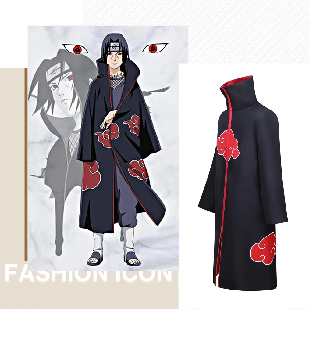 Cosplay&ware Cloak Akatsuki Cosplay Costumes Anime Coat Deidara Red Cloud Robe -Zentai shop online H5d32d1c1ac834f35a7a7b4519c9e3a4b6.jpg