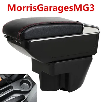 

BIGGEST SPACE+LUXURY+USB Car armrest box central Storage content box with cup holder USB for MG3 2007-2016