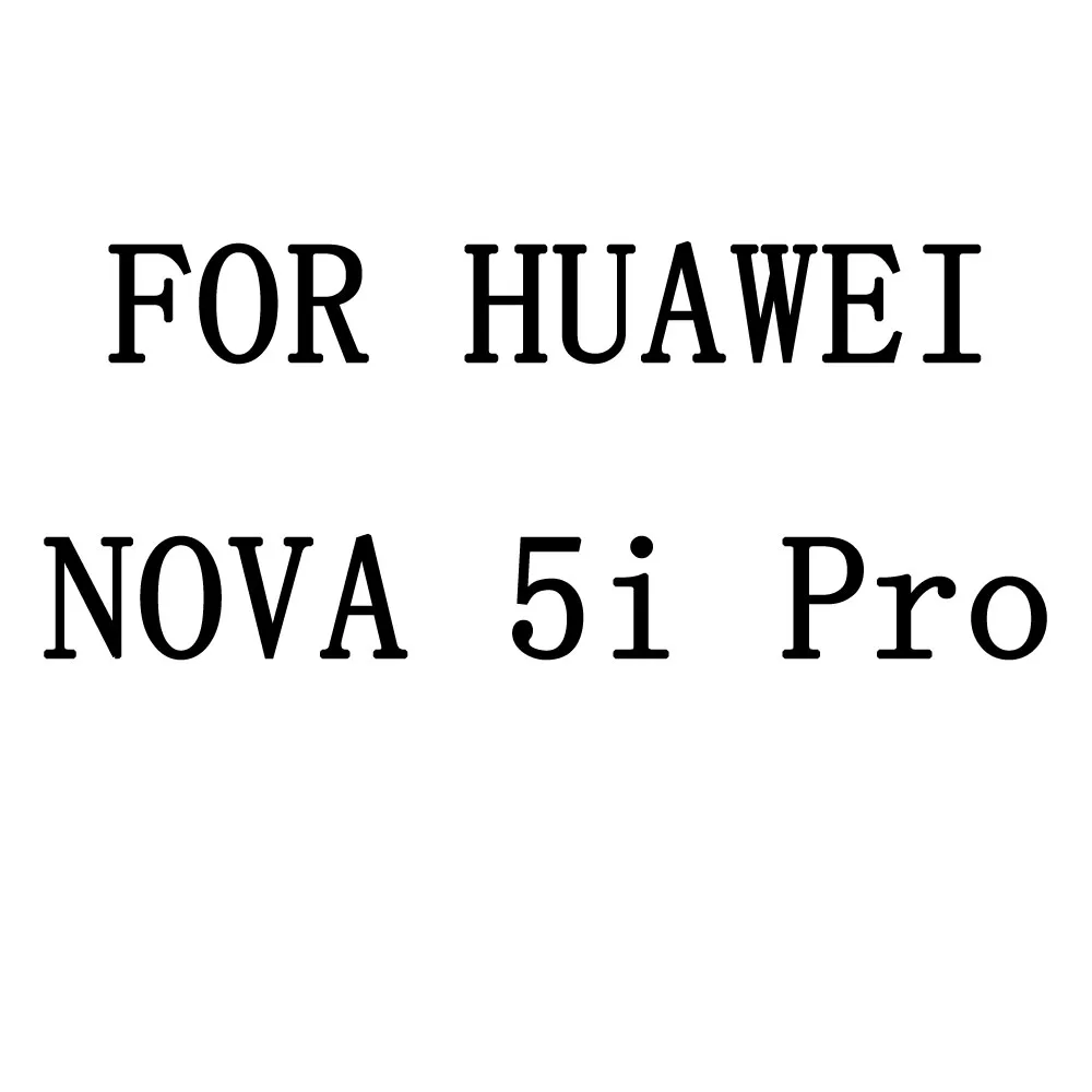 FOR NOVA 5I PRO CAMDEMS 5D 6D 5 шт. защитное закаленное стекло для HUAWEI 9X NOVA 5I P20 LITE P smart z HONOR 20 8S P30 защита экрана - Цвет: FOR NOVA 5I PRO