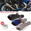 Universal 60mm Modified Motorcycle Exhaust Pipe GP DB Killer Escape Slip on Muffler For YZF R1 R3 R6 CBR500 Z800 XJ6 Mt07 CB400