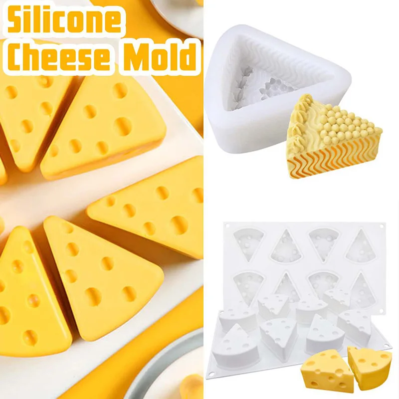1/8 Grid Cheese Silicone Mould Cake Mould Chocolate Fudge Pastry Baking Decoration Tool DIY Creative Baking Utensils Bakery Tool