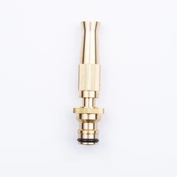 

Best Brass Adjustable spray gun Hose Nozzle High pressure straight copper gun for car wash watering flower garden hose wand