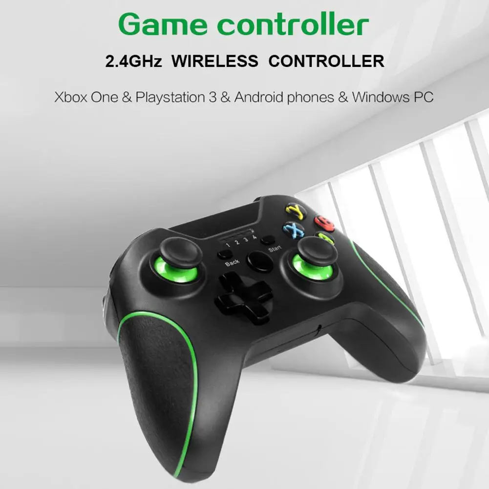 

2.4G Wireless Game Controller Peripherals PS3 PC Android Mobile Phone All-in-one Double Vibration Function