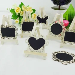 10 pçs triângulo suporte mini blackboard desenho conjunto perfeito para a escola pré escolar sinal fabricante ferramentas de aprendizagem novidades festa